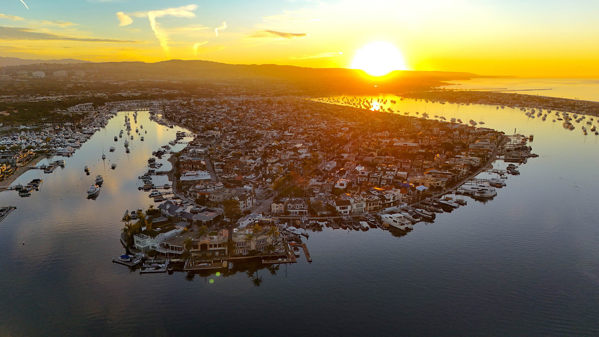 Balboa Island Sunrise, by Peter Ocean